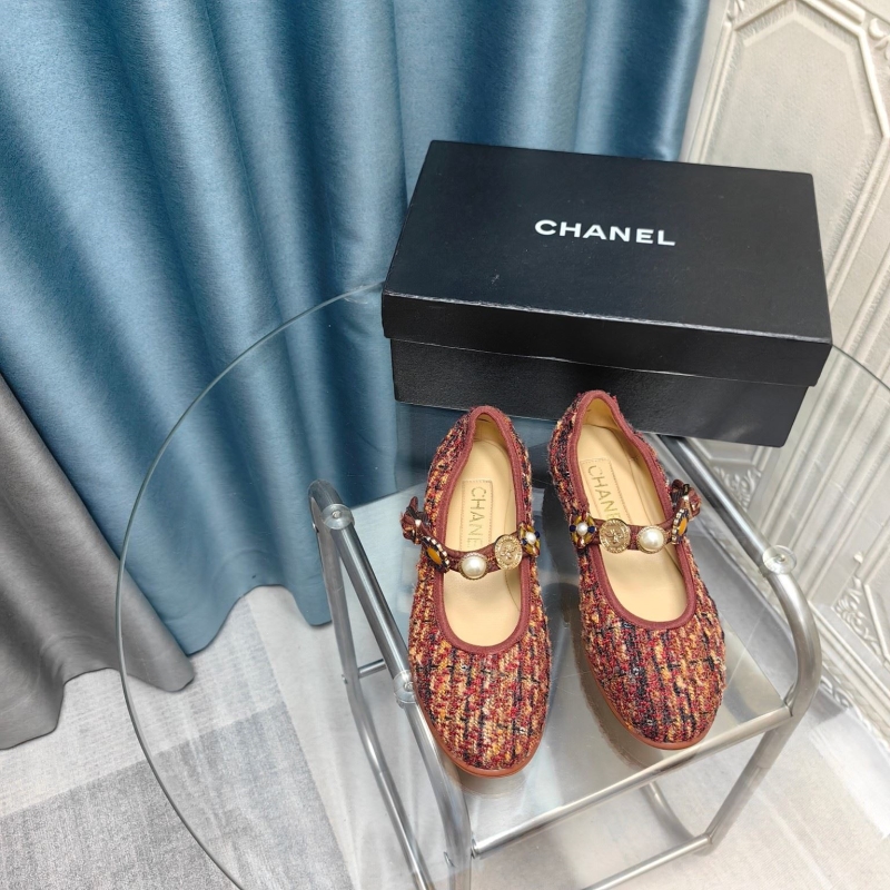 Ch*el flat shoes